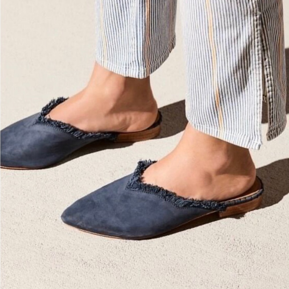 Free People Newport Suede Mules